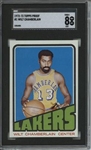 1972 Topps #1 Wilt Chamberlain 9 card progressive proof.